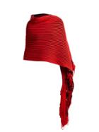 Matchesfashion.com Balenciaga - Virgin Wool Knit Scarf - Womens - Red
