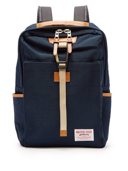Matchesfashion.com Master Piece - Link Hiking Backpack - Mens - Navy
