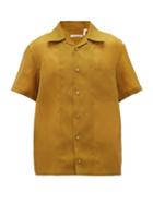 Matchesfashion.com Helmut Lang - Silk-organza Shirt - Mens - Bronze