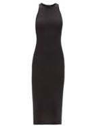 Wardrobe.nyc Wardrobe. Nyc - Release 06 Ribbed Cotton-jersey Dress - Womens - Black
