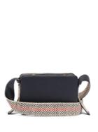Matchesfashion.com Lutz Morris - Maya Leather Cross Body Bag - Womens - Navy Multi