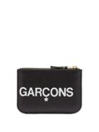 Mens Bags Comme Des Garons Wallet - Logo-print Leather Pouch - Mens - Black