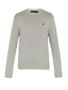 Matchesfashion.com Polo Ralph Lauren - Crew Neck Knit Cotton Sweater - Mens - Grey