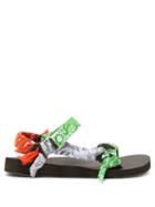 Matchesfashion.com Arizona Love - Trekky Bandana Wrapped Sandals - Womens - Green Multi