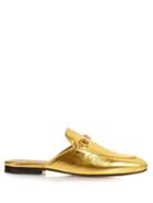 Gucci Princetown Leather Backless Loafers