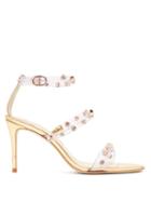 Matchesfashion.com Sophia Webster - Rosalind Gem Crystal Embellished Sandals - Womens - Gold