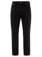 Sfr - Bonanza Cotton-moleskin Straight-leg Trousers - Mens - Black