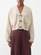 Proenza Schouler - Dropped-shoulder Cashmere-blend Cardigan - Womens - Cream