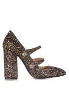 No. 21 Mary-jane Glitter Pumps