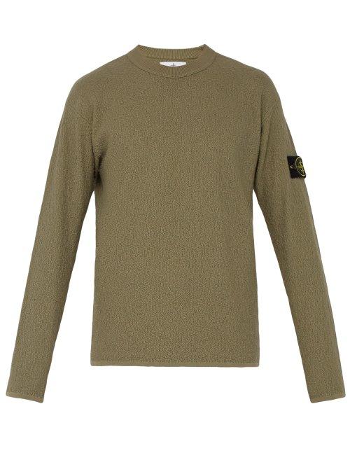 Matchesfashion.com Stone Island - Cotton Terry Sweatshirt - Mens - Grey