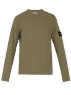 Matchesfashion.com Stone Island - Cotton Terry Sweatshirt - Mens - Grey