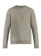 A.p.c. Theo Crew-neck Cotton-blend Sweatshirt