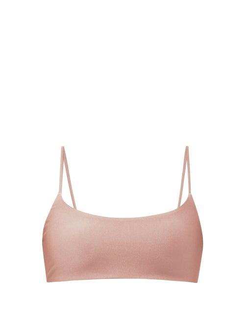 Ladies Beachwear Jade Swim - Muse Scoop-neck Bikini Top - Womens - Pink