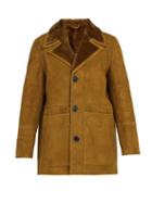 Matchesfashion.com Ami - Patch Pocket Shearling Jacket - Mens - Camel