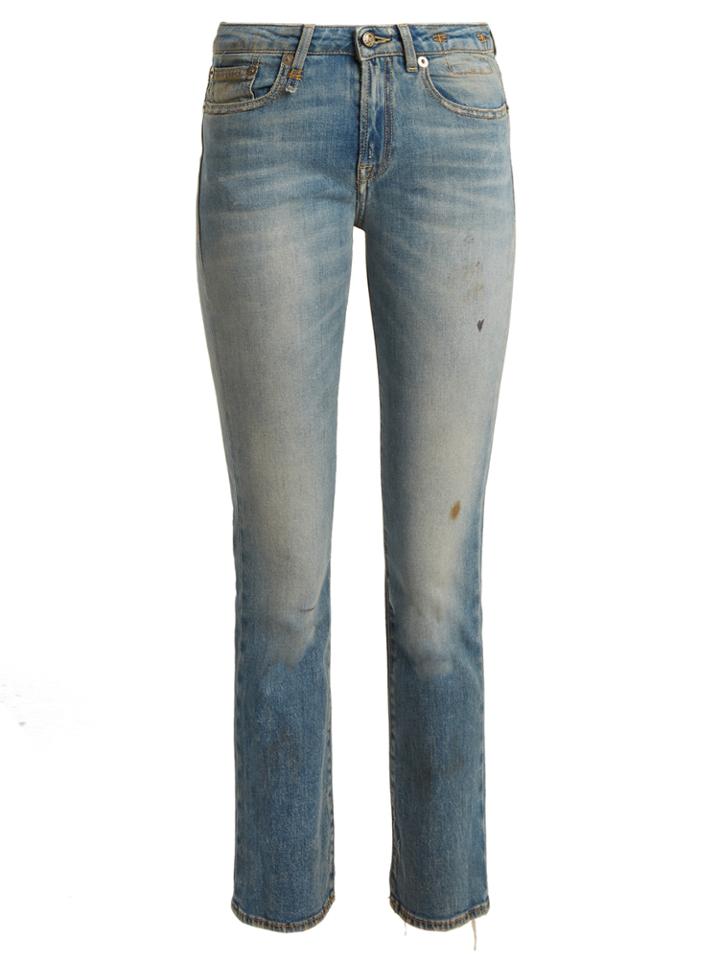 R13 Kick Fit Mid-rise Jeans