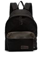 Eastpak Leather-trimmed Canvas Backpack