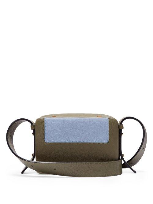 Matchesfashion.com Lutz Morris - Maya Grained Leather Cross Body Bag - Womens - Khaki