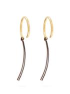 Matchesfashion.com Loewe - Nail Hoop Earrings - Womens - Gold