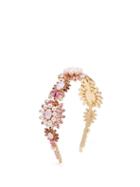 Matchesfashion.com Dolce & Gabbana - Crystal-embellished Headband - Womens - Pink