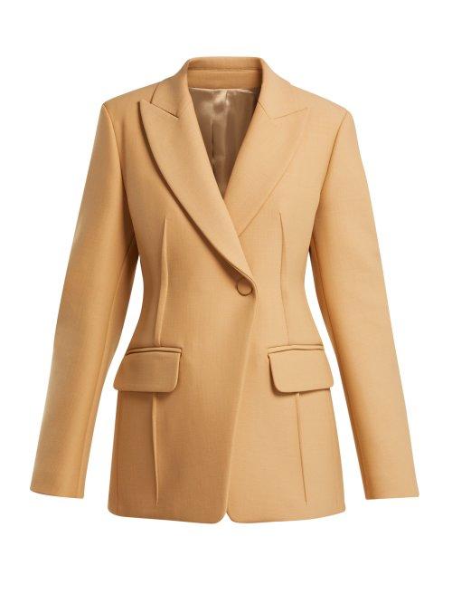 Matchesfashion.com Joseph - Sampson Single Breasted Blazer - Womens - Camel