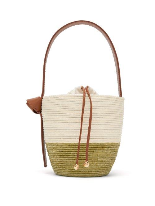 Matchesfashion.com Cesta Collective - Lunchpail Sisal Basket Bag - Womens - Green Multi