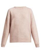 Matchesfashion.com Acne Studios - Dramatic Mohair Blend Sweater - Womens - Light Pink