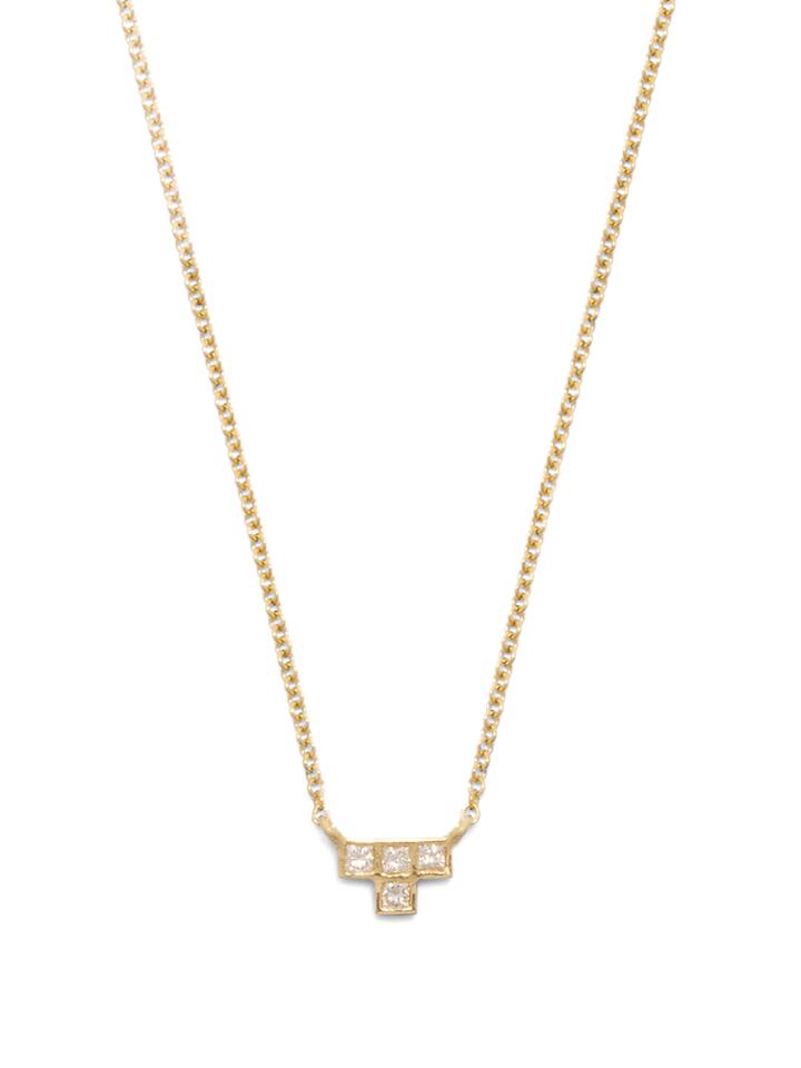 Ileana Makri Diamond & Yellow-gold Necklace