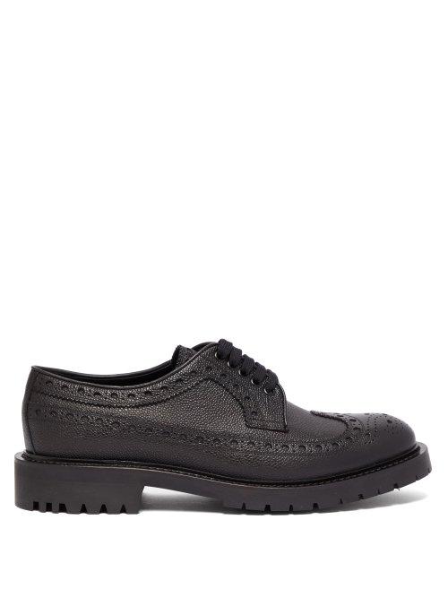 Matchesfashion.com Burberry - Alexre Leather Brogues - Mens - Black