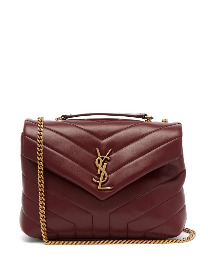Saint Laurent Loulou Monogramme Leather Shoulder Bag