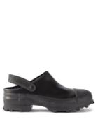 Camperlab - Traktori Rubber And Leather Clogs - Mens - Black