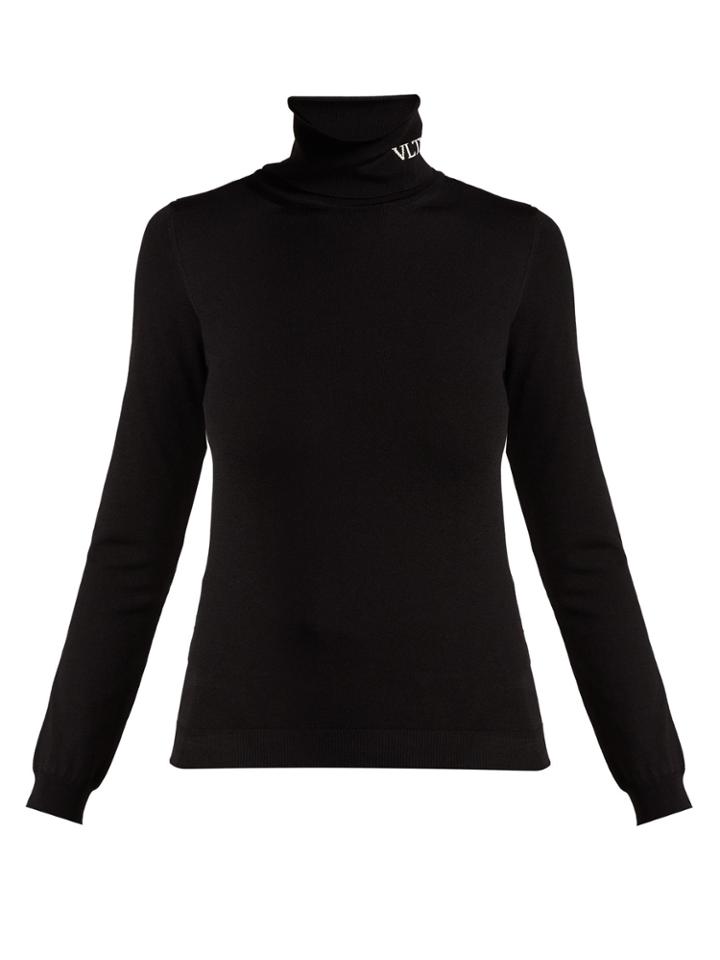 Valentino Vltn Roll-neck Top