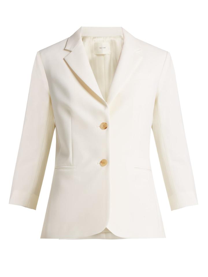 The Row Schoolboy Tailored Wool-blend Blazer