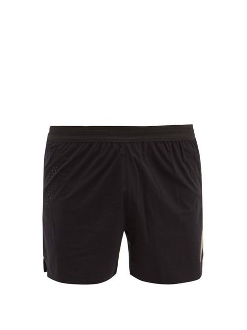 Matchesfashion.com Soar - Elasticated Technical-shell Shorts - Mens - Black