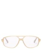 Matchesfashion.com Chlo - Aviator Optical Glasses - Womens - Light Brown