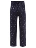 Polo Ralph Lauren - Logo-print Cotton Pyjama Trousers - Mens - Navy