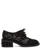 Matchesfashion.com Nicholas Kirkwood - Casati Mesh Derby Shoes - Womens - Black