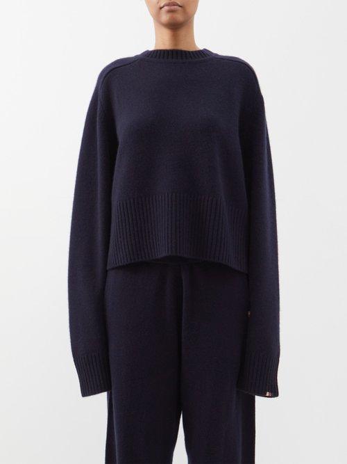 Extreme Cashmere - No.256 Judith Cashmere Sweater - Womens - Dark Navy