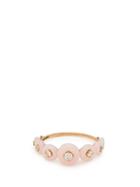 Matchesfashion.com Fernando Jorge - Surrounding Diamond, Opal & 18kt Rose Gold Ring - Womens - Pink