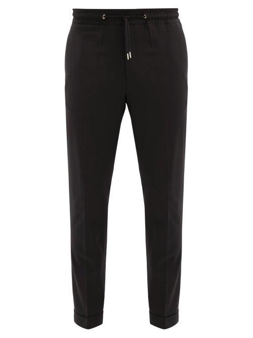 Matchesfashion.com Paul Smith - Drawstring-waist Tailored Wool Trousers - Mens - Black