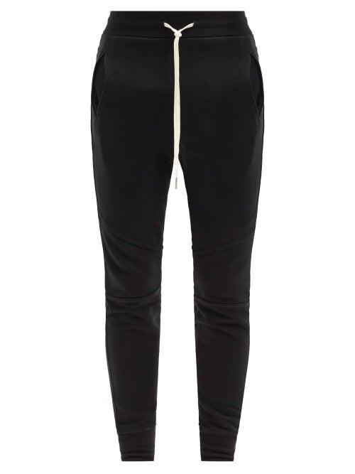 Matchesfashion.com John Elliott - Escobar Cotton-blend Jersey Track Pants - Mens - Black