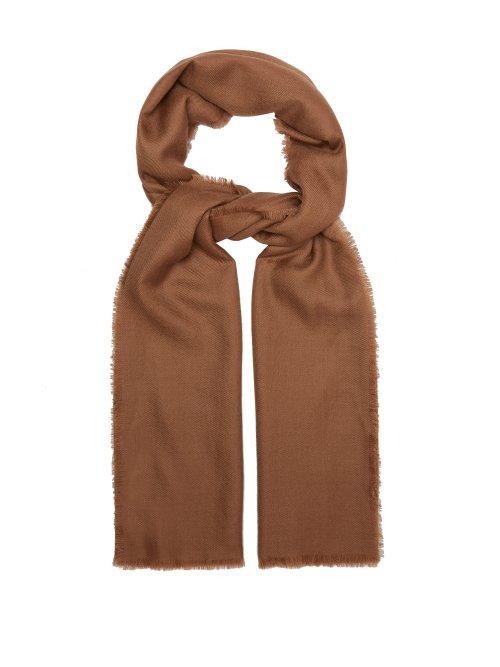 Matchesfashion.com Max Mara - Cashmere Scarf - Womens - Camel