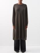 Eskandar - Cashmere Midi Dress - Womens - Dark Green