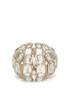 Matchesfashion.com Alexander Mcqueen - Crystal Embellished Cuff - Womens - Crystal