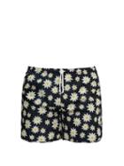 Matchesfashion.com Holiday Boileau - Daisy Print Swim Shorts - Mens - Navy Multi