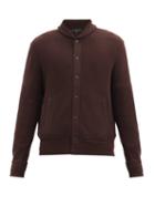 Matchesfashion.com Rag & Bone - Cardiff Shawl-collar Cotton-blend Cardigan - Mens - Burgundy