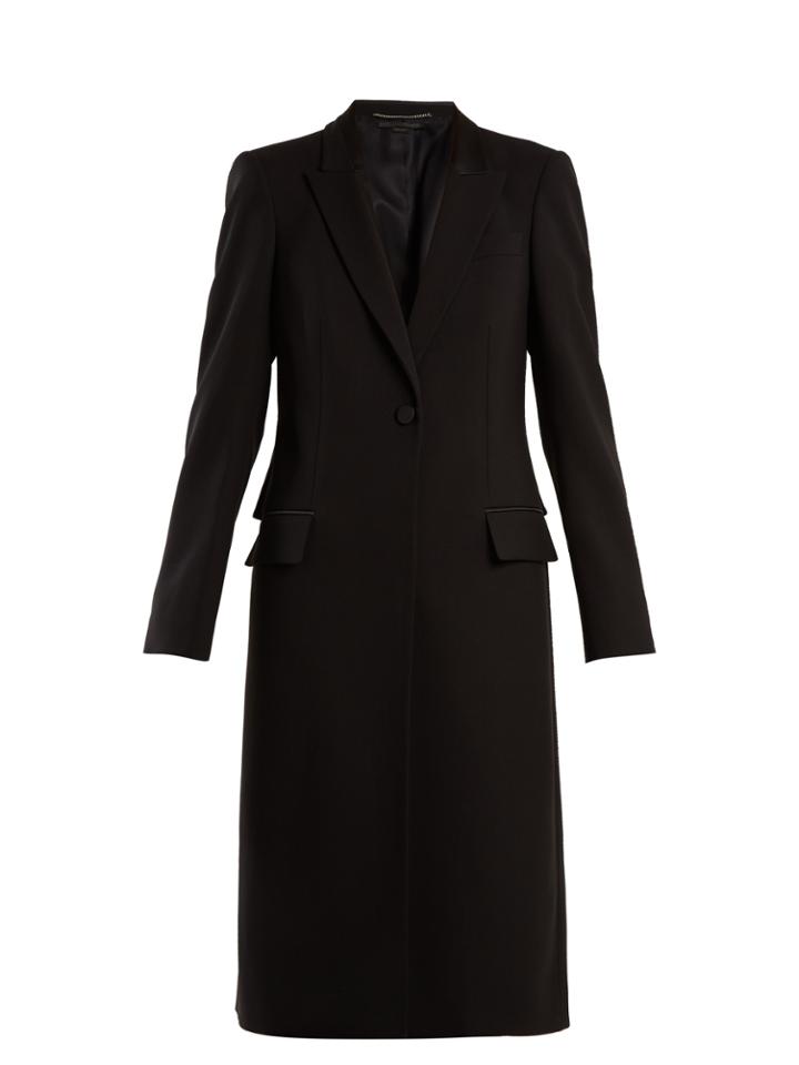 Stella Mccartney Long Tuxedo Satin Panel Jacket