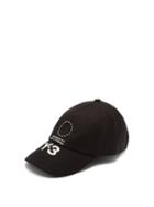 Matchesfashion.com Y-3 - Street Cotton Blend Cap - Mens - Black