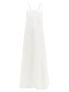 Matchesfashion.com Junya Watanabe - Square-neck Sequinned Dress - Womens - White