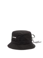 Matchesfashion.com Jacquemus - Bob Gadjo Logo-plaque Cotton-canvas Bucket Hat - Mens - Black