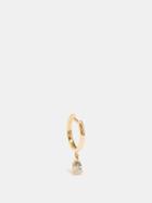 Anita Ko - Diamond Drop Diamond & 18kt Gold Earring - Womens - Gold Multi